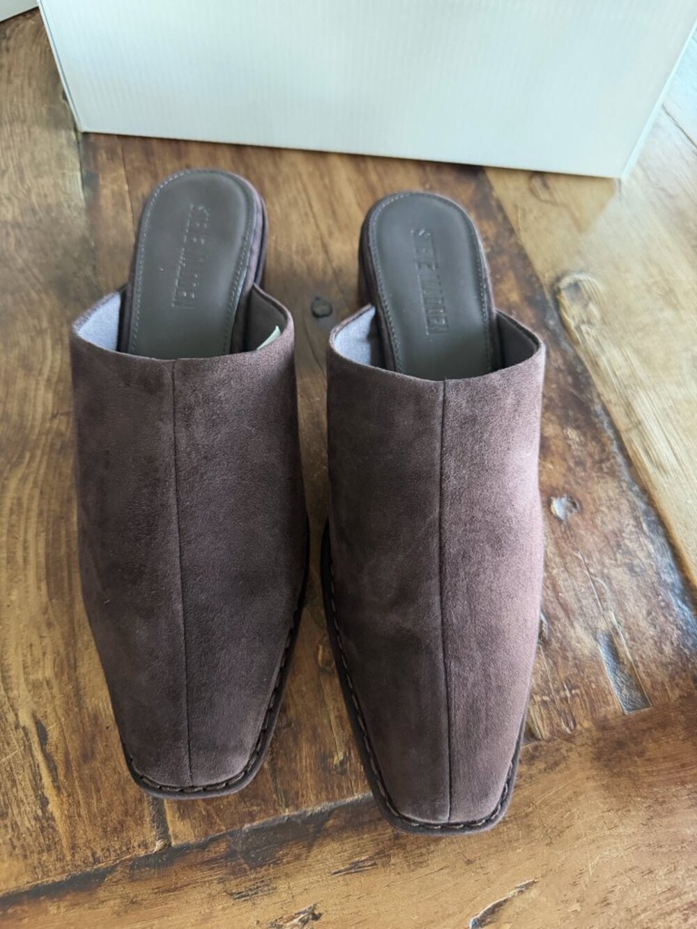 Steve Madden Dessa Mule – Brown Suede – Size 7 - Picture 3 of 7